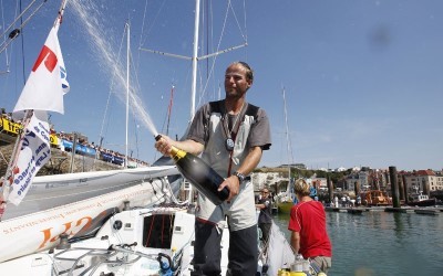 Victoire éclatante de Nicolas Lunven dans la Solitaire du Figaro - media2