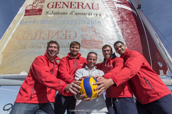 Avec l'Equipe de France de Volley-Ball